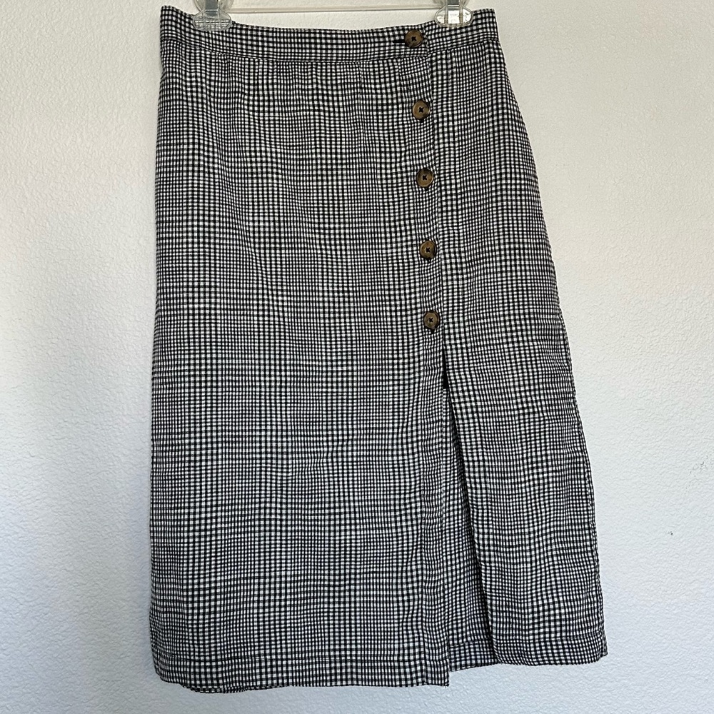 Abercrombie Plaid Midi Skirt